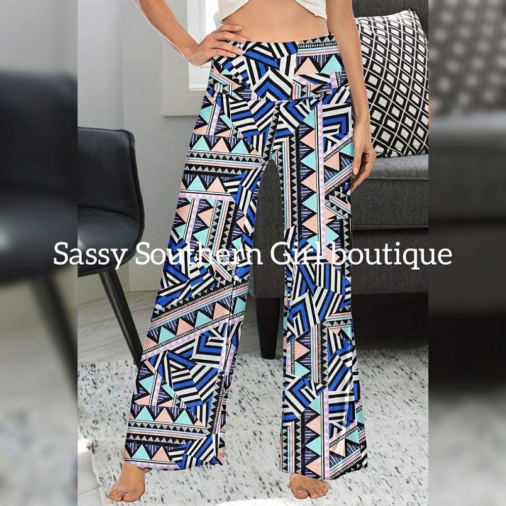 ⭐🆕 Boho geo palazzo pants